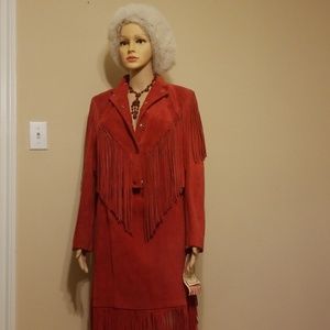 Vintage Leather Fringe Suit.